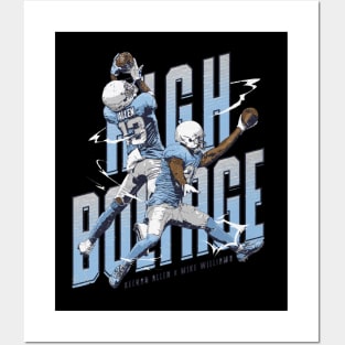 Mike Williams & Keenan Allen Los Angeles C High Boltage Posters and Art